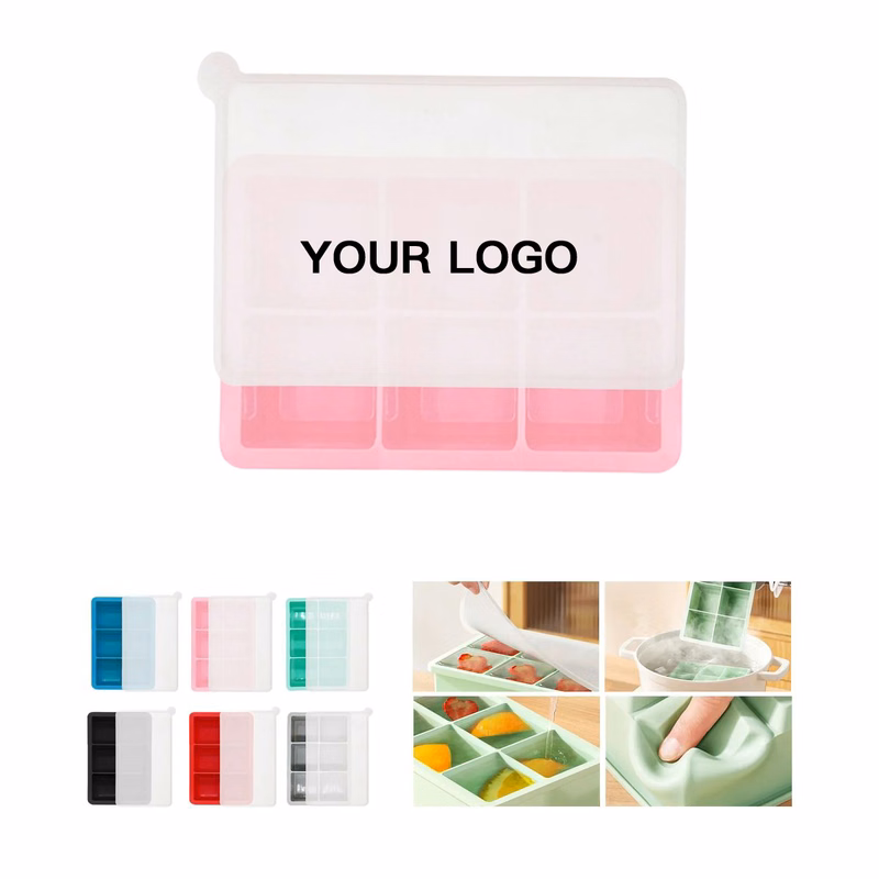 Flexible Ice Cube Maker with Cover