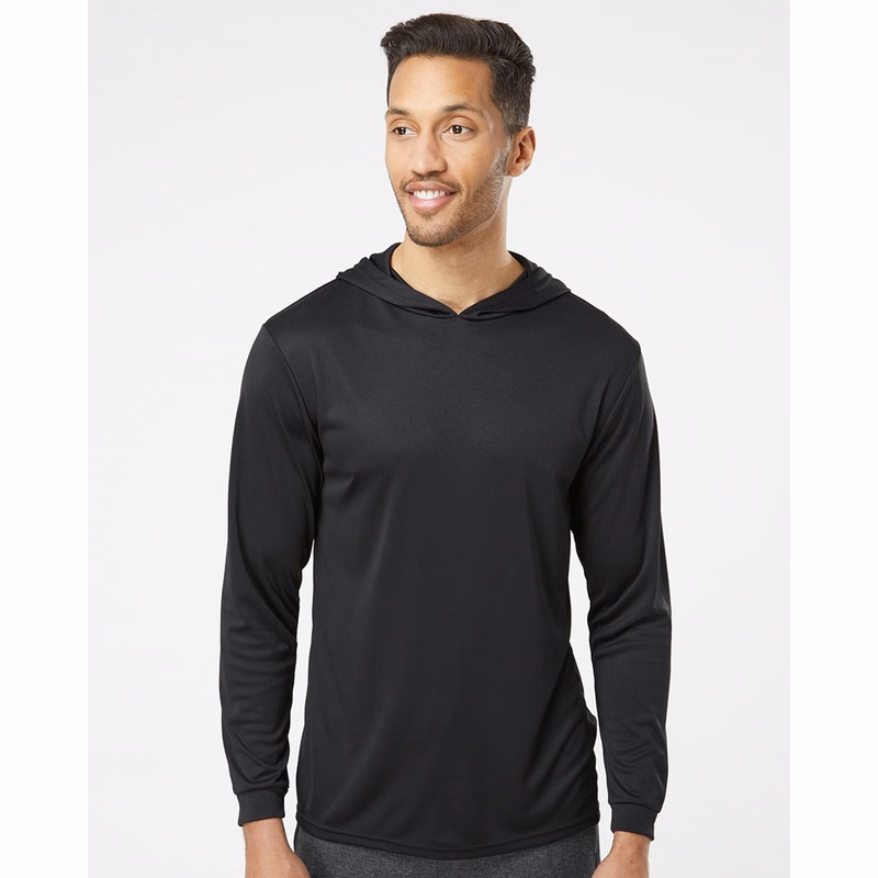 Unisex Bahama Performance Hooded Long Sleeve T-Shirt - 220