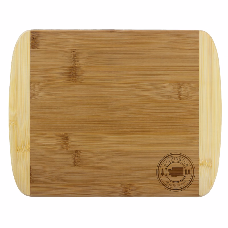Washington State Stamp 2-Tone 11" Cutting Board