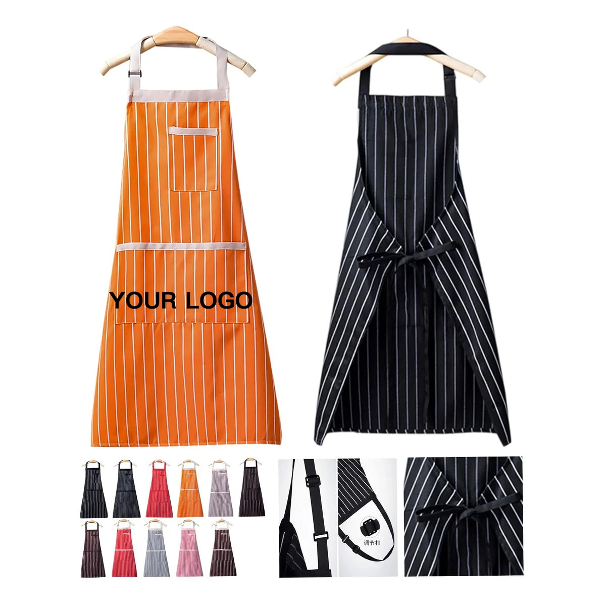 Debossed Logo Apron for Culinary Events 1
