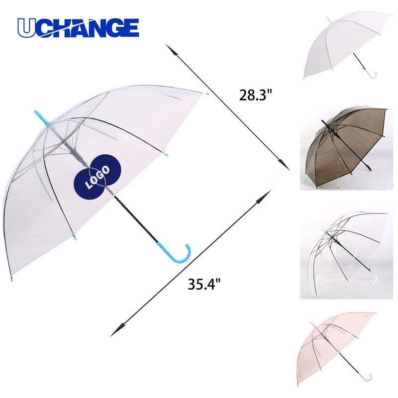 Lightweight PVC Transparent Umbrella