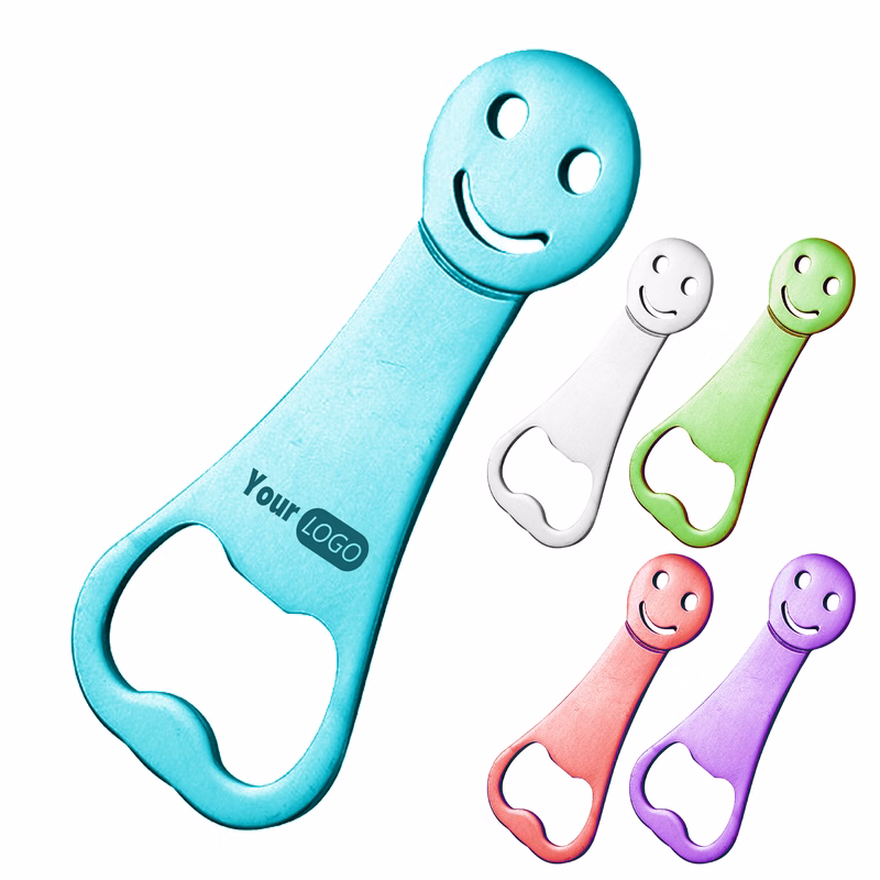 Stainless Steel Customizable Smiley Face Bottle Opener For Fun And Function