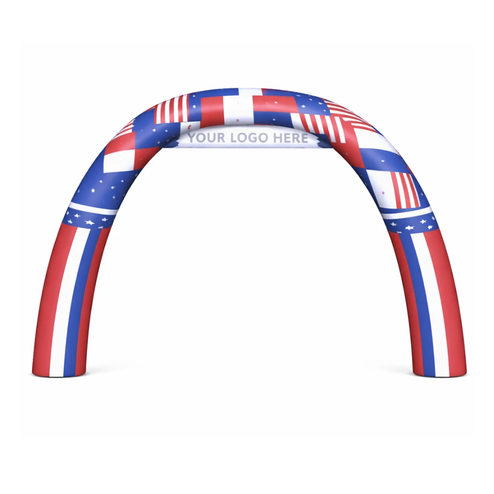 35' Cold Air Arch Round w/ Banner 1