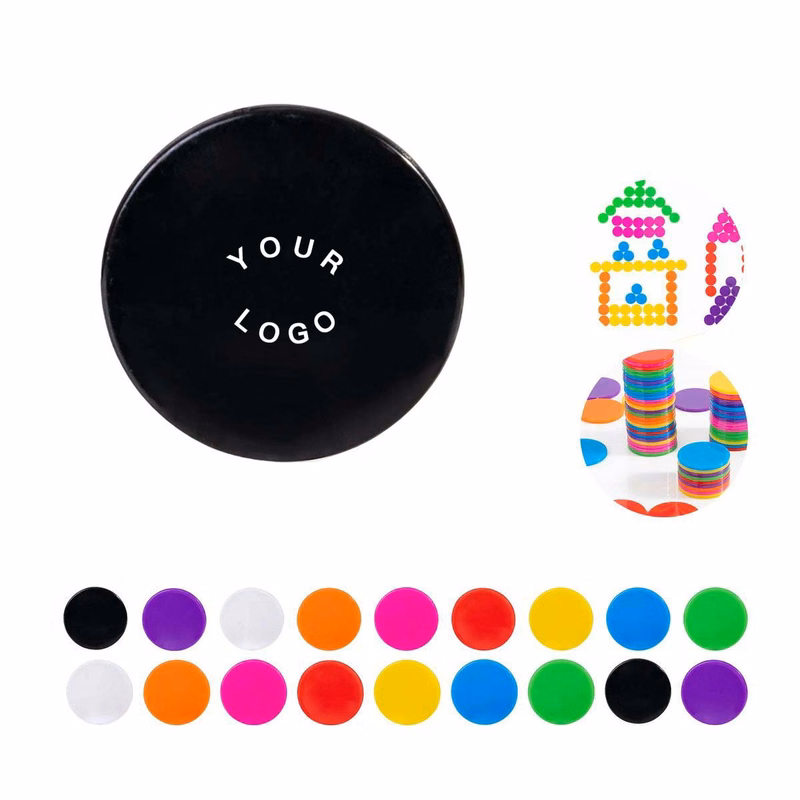 Customizable Round Poker Chips for Gaming and Parties