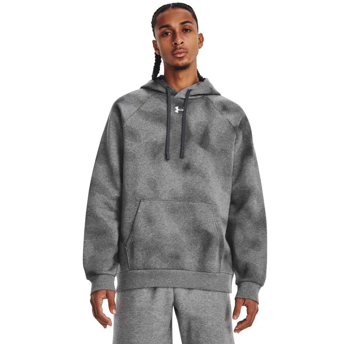 Men's UA Rival Fleece Printed Hoodie 1