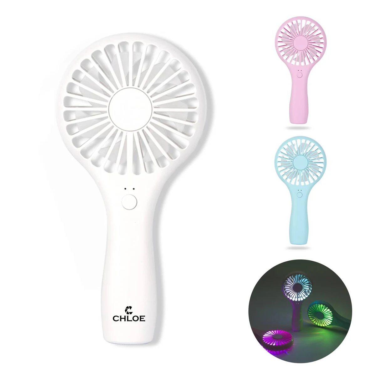 Lollipop Mini Handheld Small Fan Outdoor Portable 1