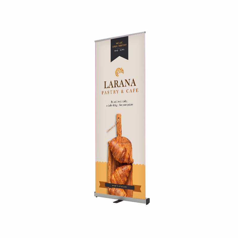 24"W x 80"H Monza™ Fx Retractable Banner Stand Kit, Fabric