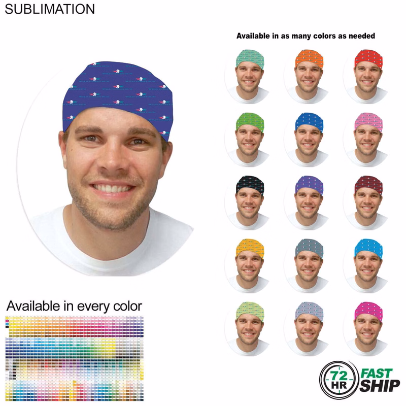 72 Hr Fast Ship - Team Building Sublimated Multifunction Tubular Headwear (Fandanna Bandanna)