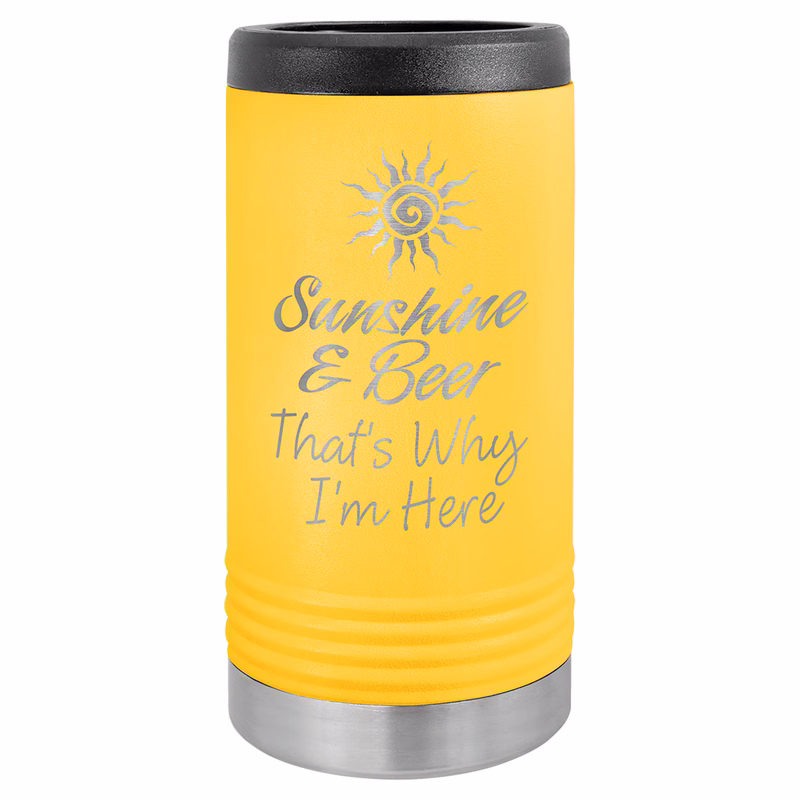 Polar Camel Yellow Slim Beverage Holder