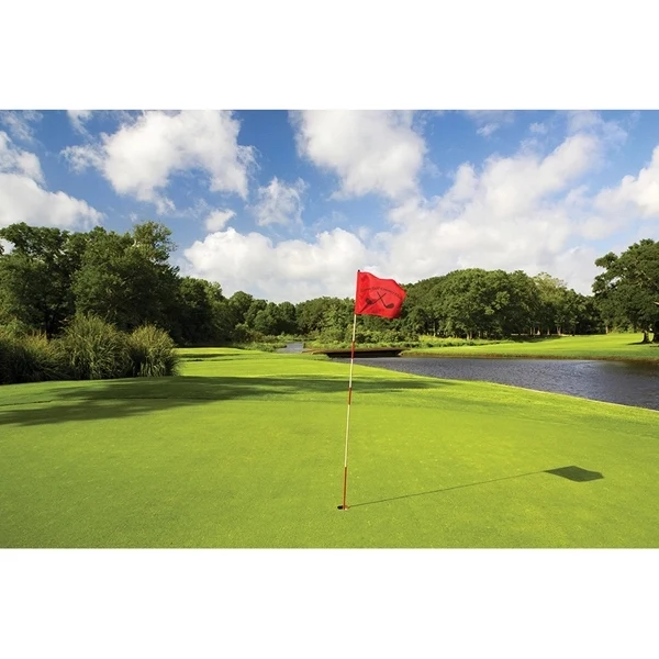 14" x 20" Embroidered Custom Golf Flags - Tube 1