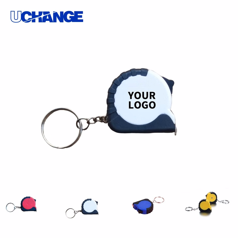 Mini Tape Measure Key Ring Tool