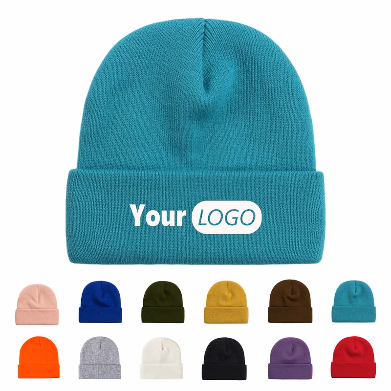 Ribbed Cuffed Knit Beanie