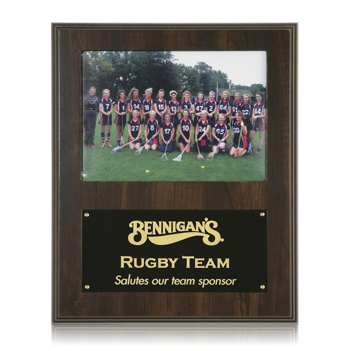 Photo Plaque - Walnut Finish 1