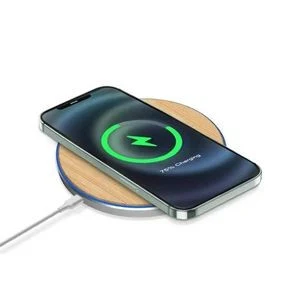 Bamboo Wireless Charger Pad, 15W 1