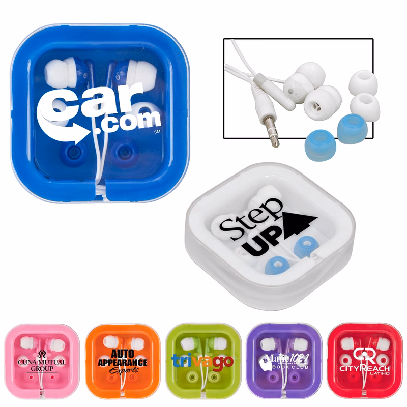 Brightly Colored Ear Buds
