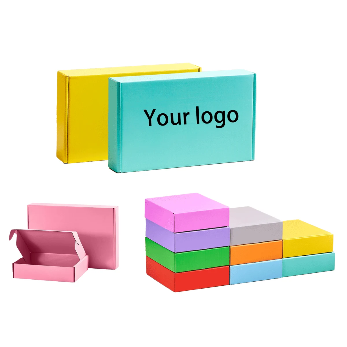 Colored Cardboard Mailer Box 1