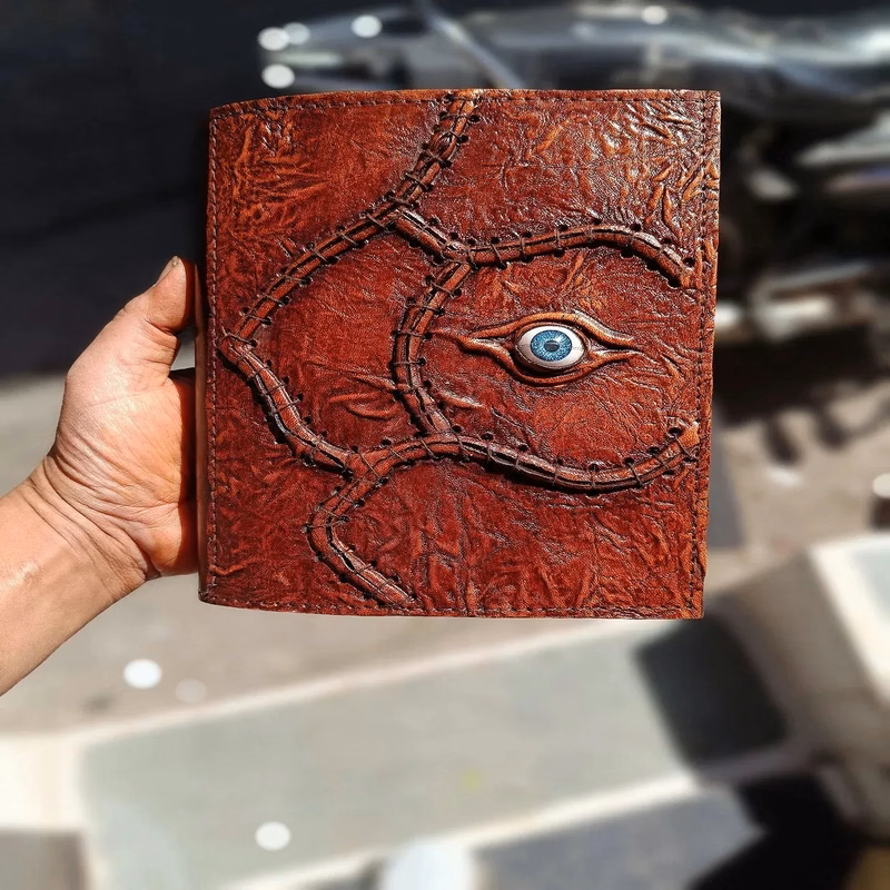 Custom Leather Mystical Eye Journal