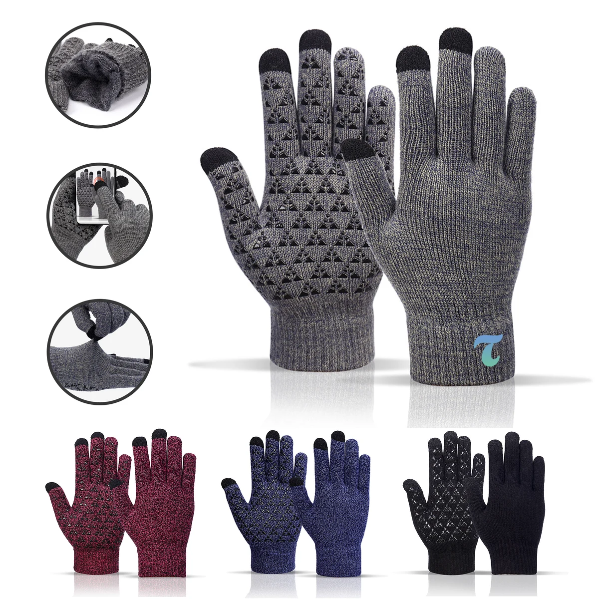 Thermal Soft Knit Lining Gloves MOQ20 1