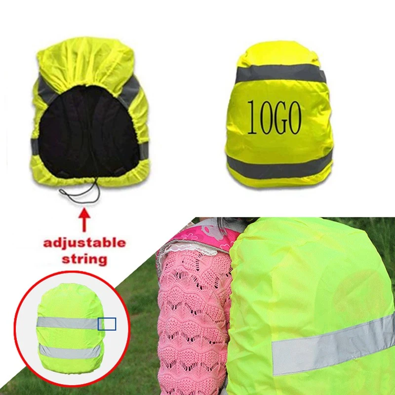 Custom Waterproof Backpack Cover With Reflective Strip 1