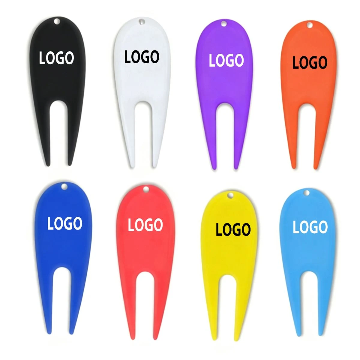 Colored Golf Divot Repair Tool 1