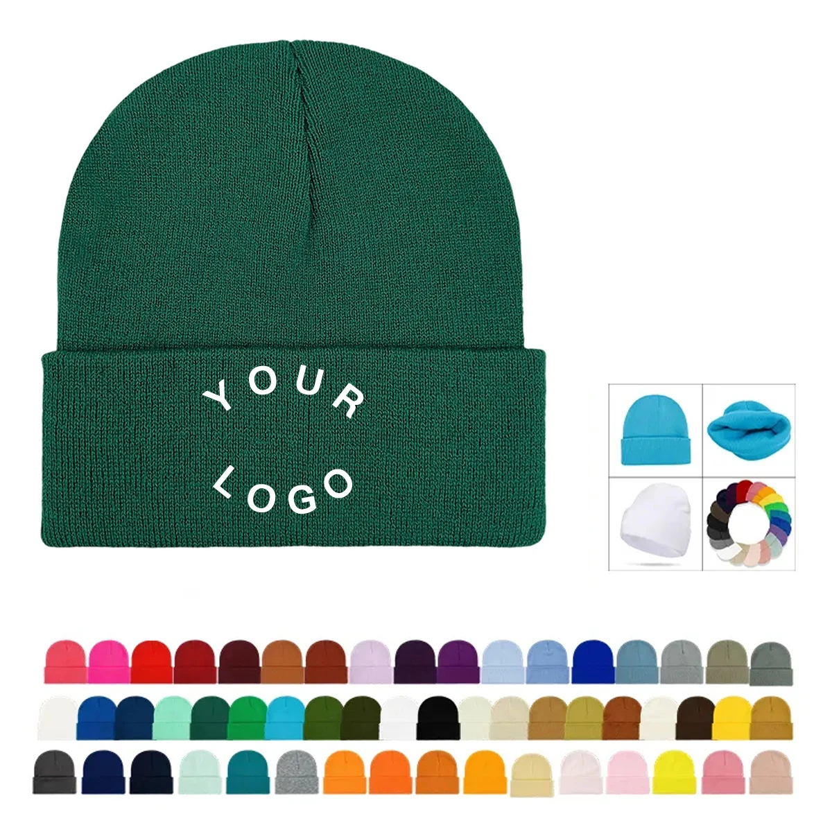 Cozy Acrylic Beanie for Toddlers and Youth 1