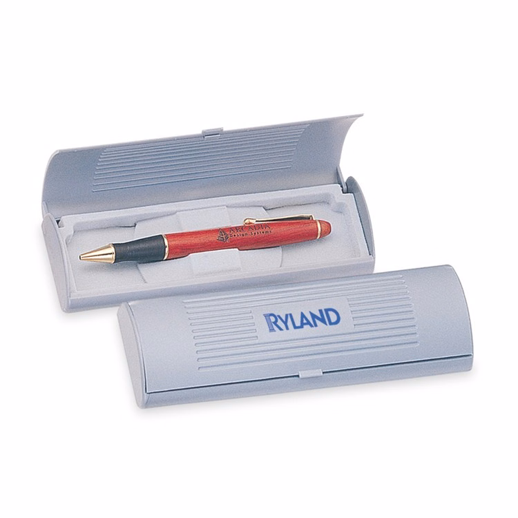Silver Plastic Flip Case - Blank