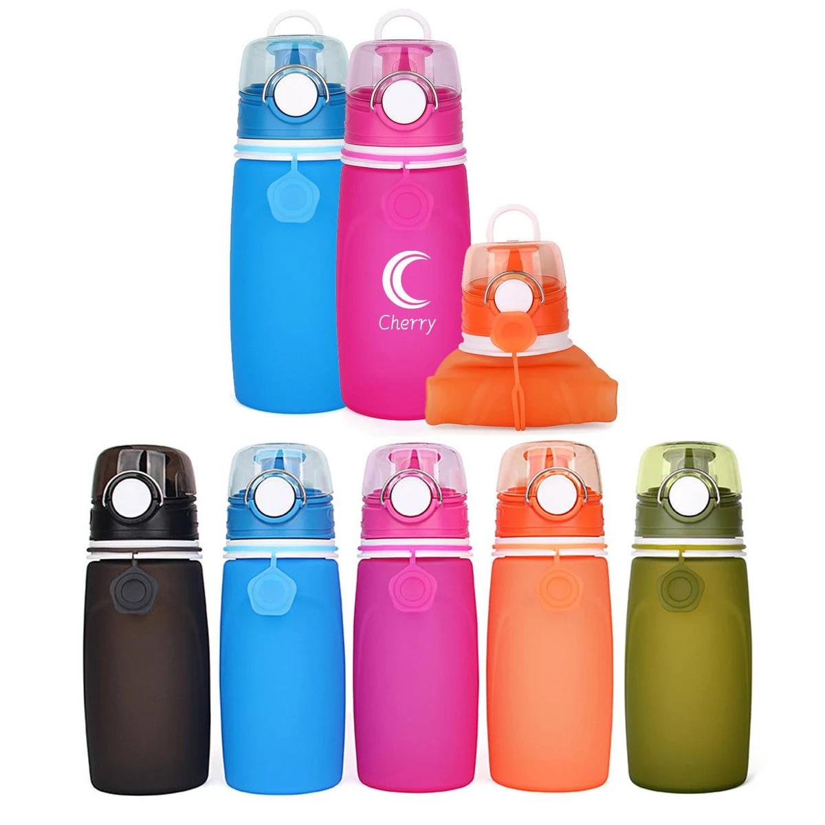 Folding Silicone Water Bottle 1