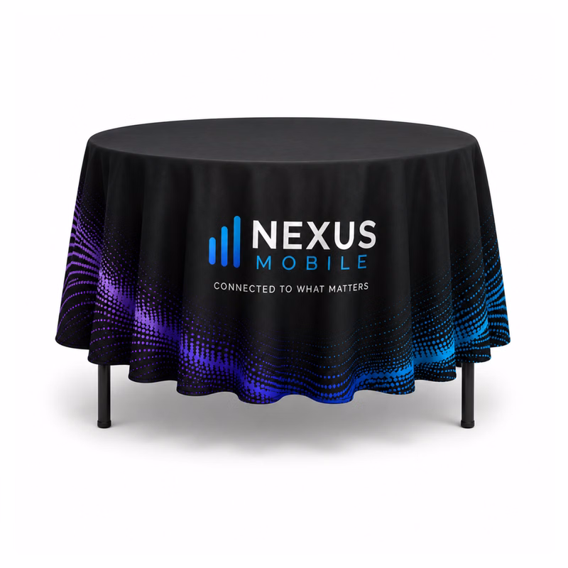70" Eco-Poly Round Table Throw