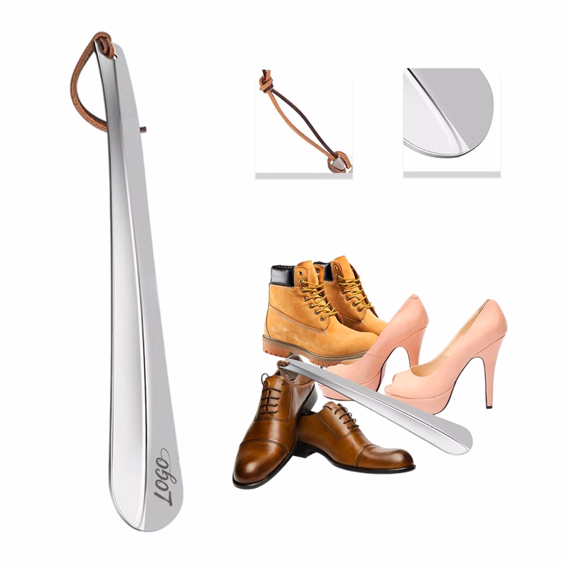 Stainless Steel Portable Long Shoe Helper Horn
