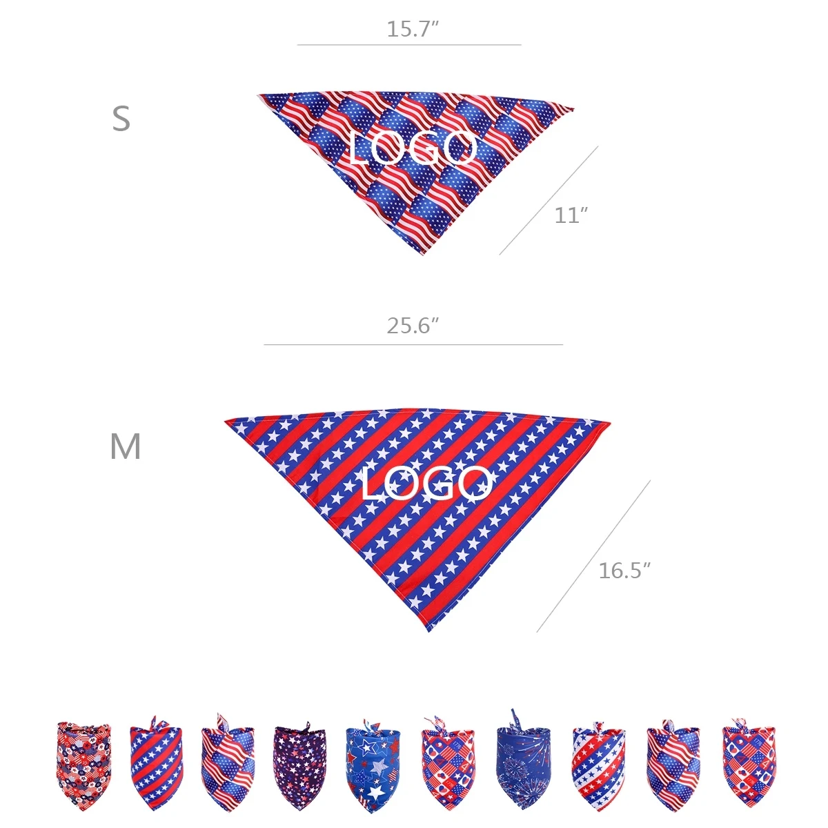 Independence Day Pet Bandana 1