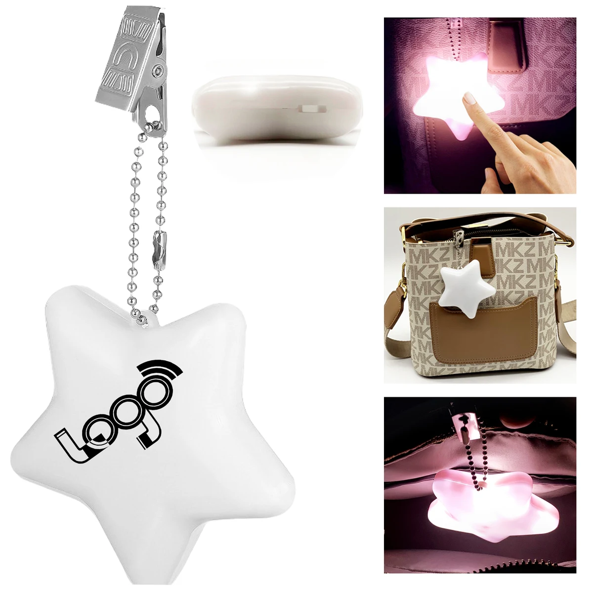 Mini LED Star Clip Light For Bags 1