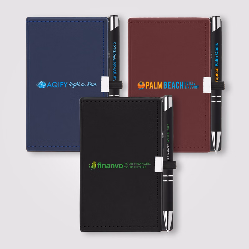 Note Caddy & Tres-Chic Pen Gift Set
