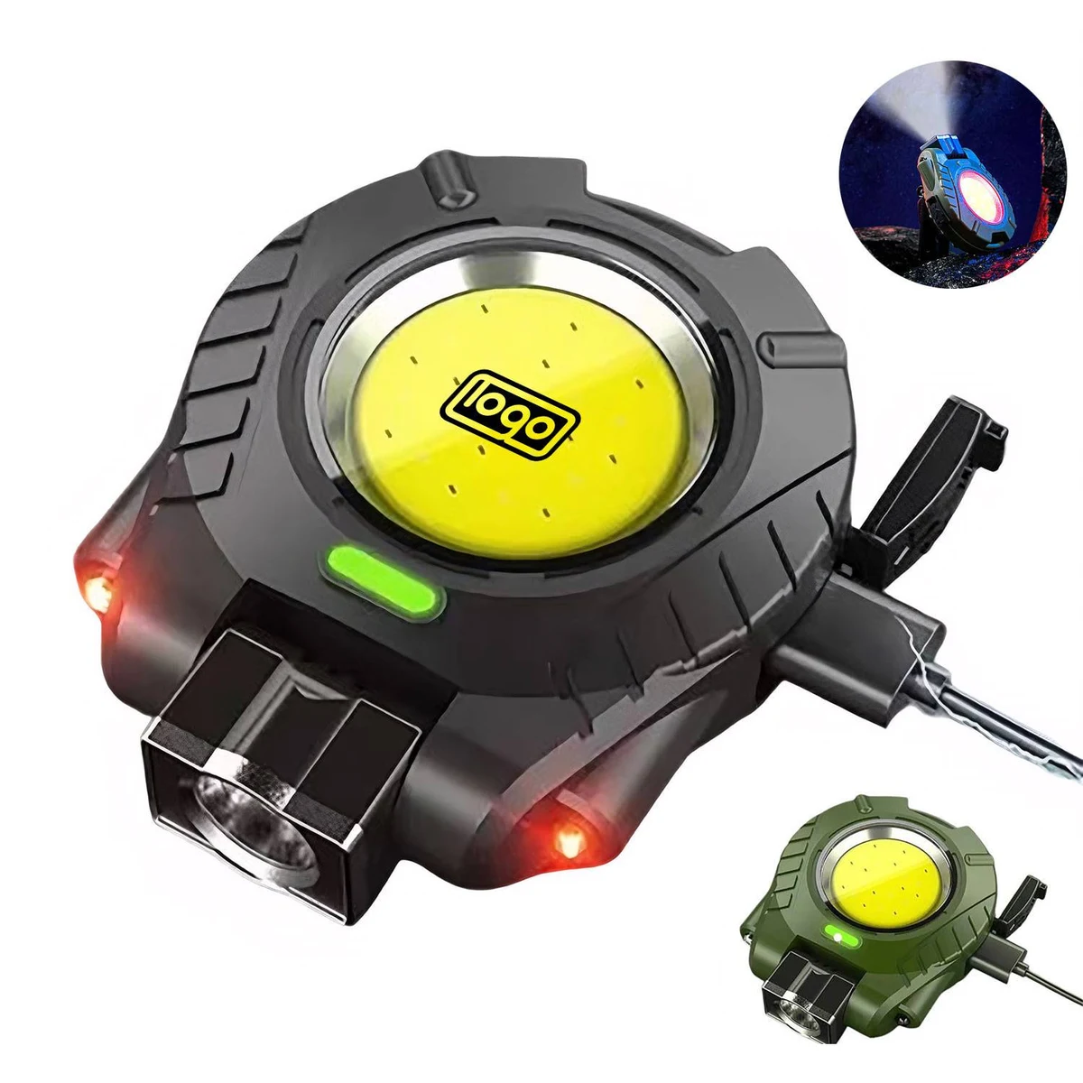 Magnetic Motion Sensor Headlamp with Clip & Bottle Opener 1