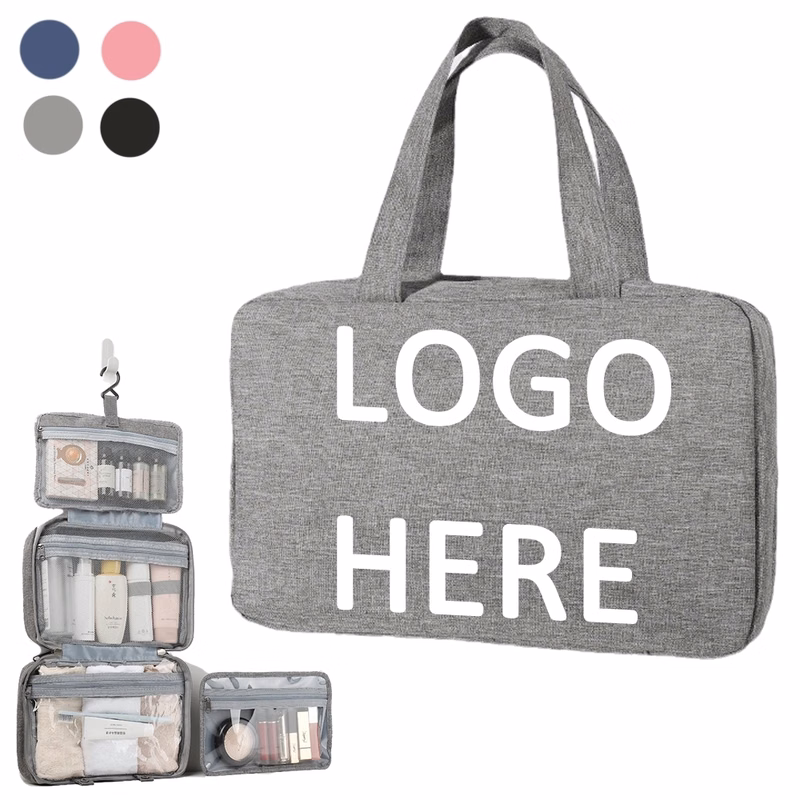 Hanging Travel Toiletry Bag & Makeup Cosmetic Organizer