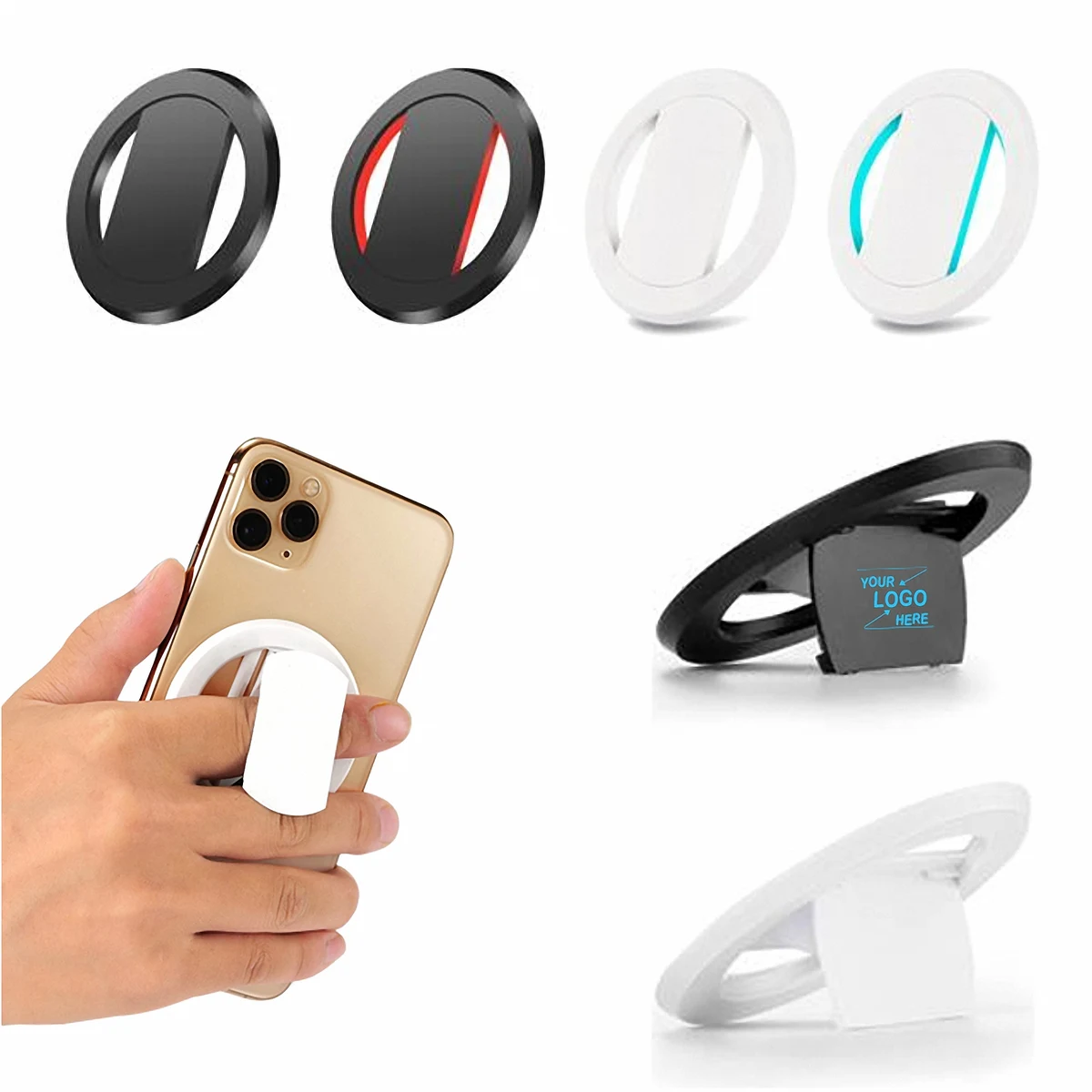 Magnetic Retractable Phone Holder Grip 1