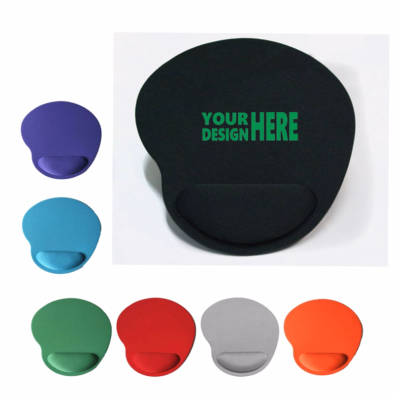 Anti-slip Wrist Rest Mouse Mat With Comfort Wrist Cushion