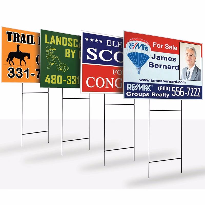 Double Sided Coroplast Sign