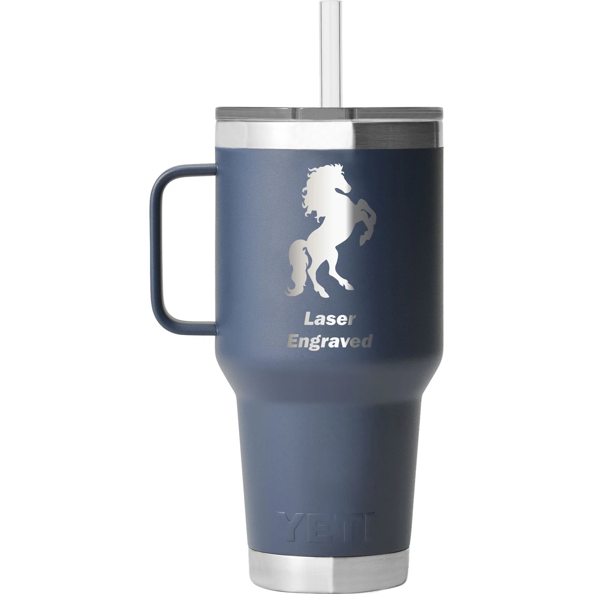 Authentic YETI 35 oz. Tumbler w/Handle & Straw 1