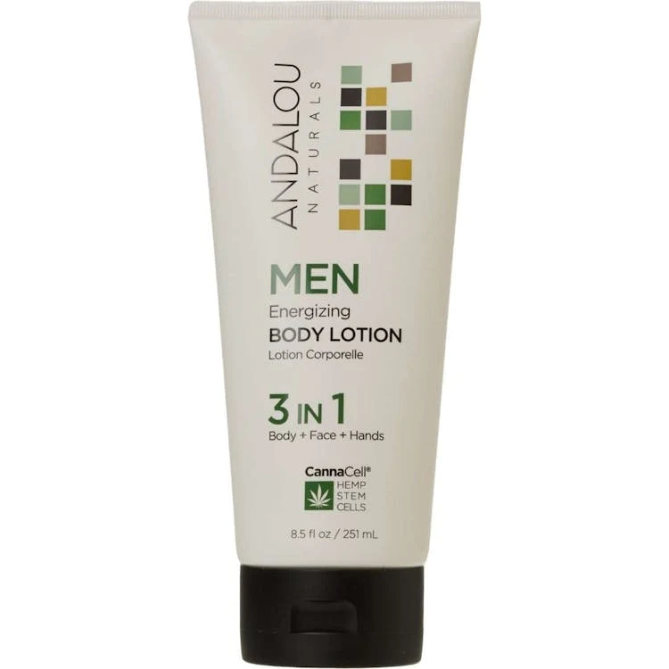 Andalou Naturals 3-in-1 Energizing Body Lotion for Men - 1.7 oz 1