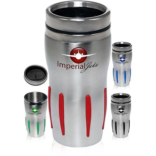 16 oz Sporty Stainless Steel Tumbler 1