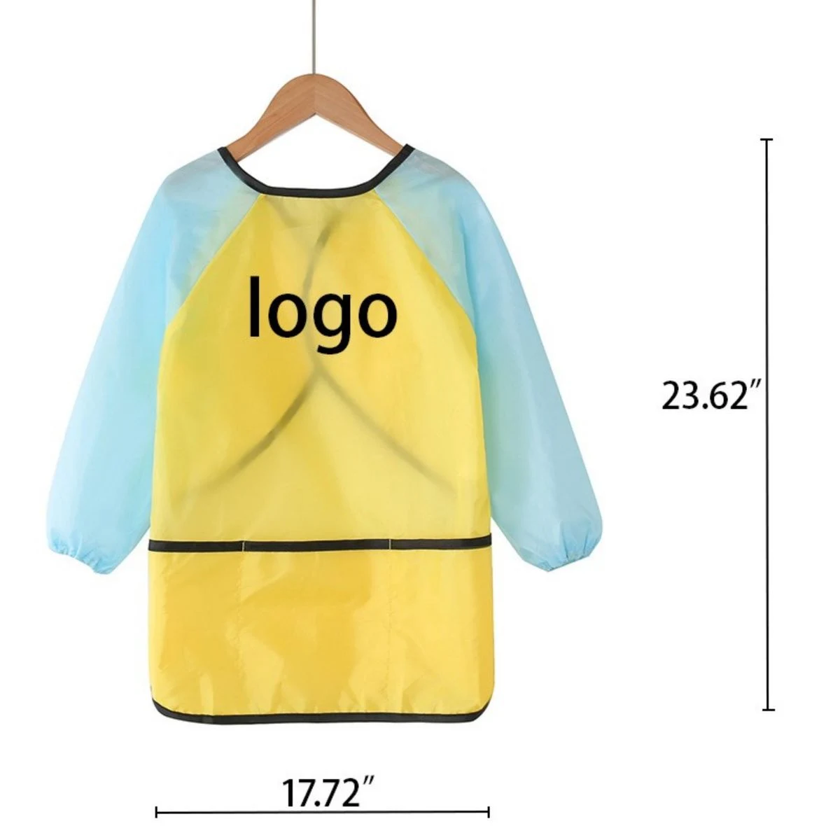 Children Artist Apron With Long Sleeve 1