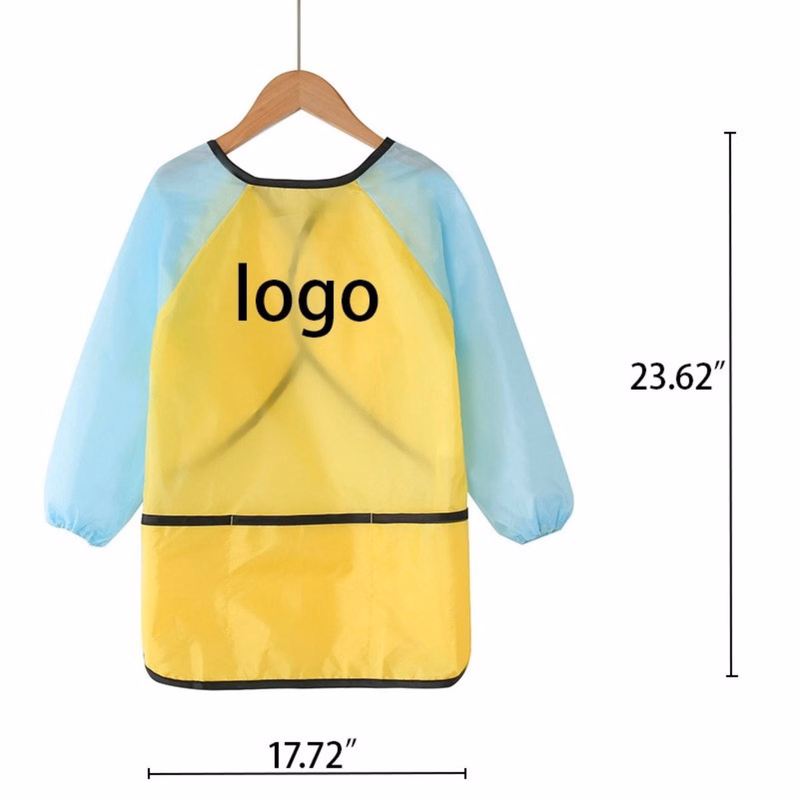 Children Artist Apron With Long Sleeve