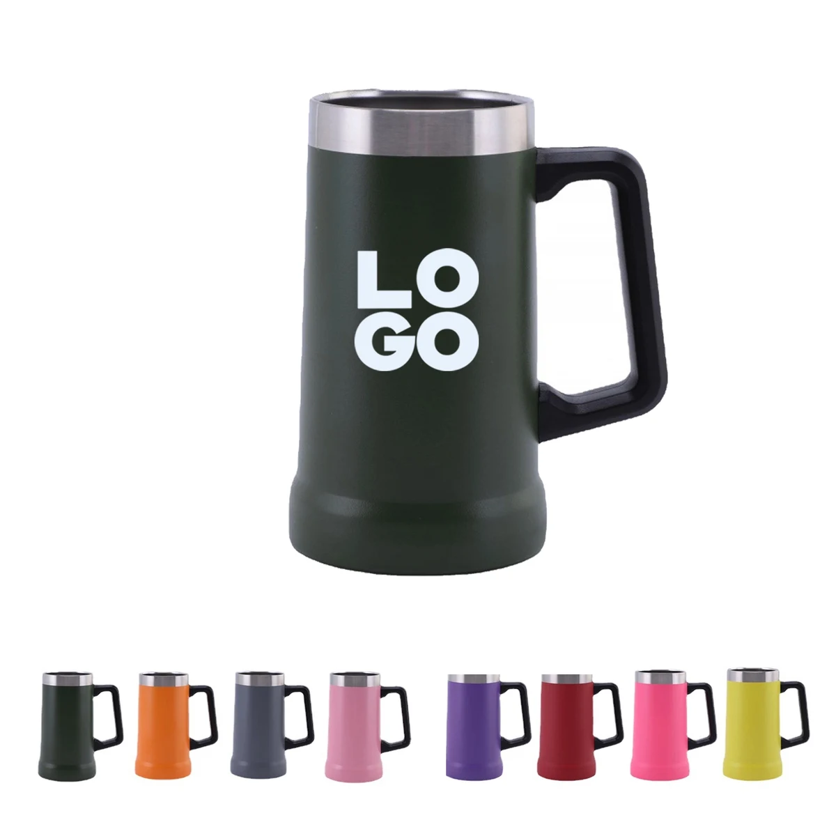 20 Oz Stainless Steel Beer Mug 1
