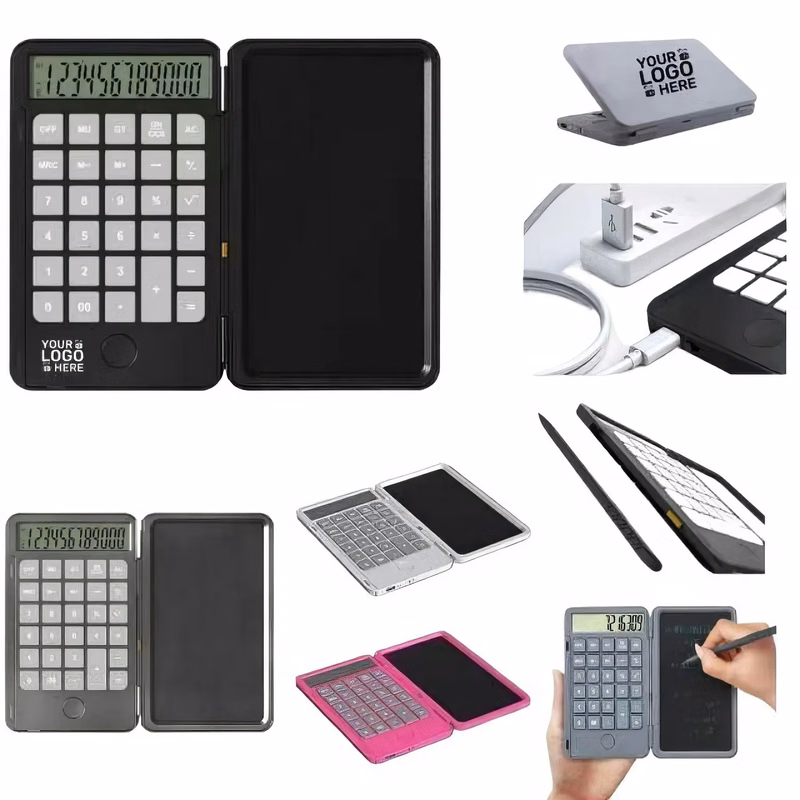 Folding Portable Calculator With Smart LCD Writing Board