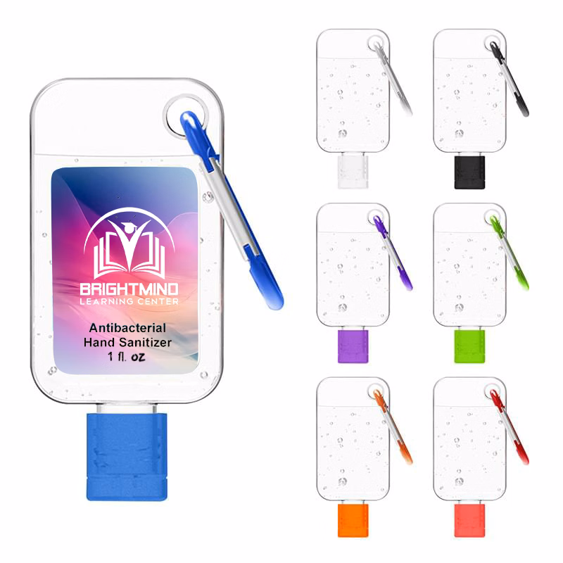 1 Oz. Hand Sanitizer With Carabiner