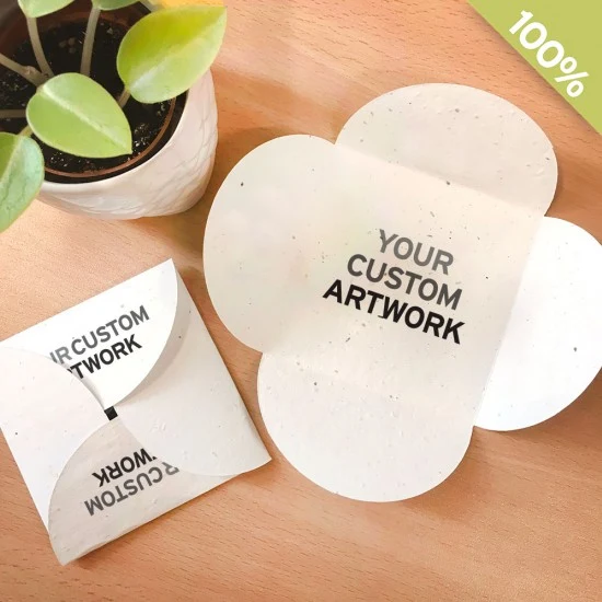 Double-Sided Seed Paper Petal Cards 1