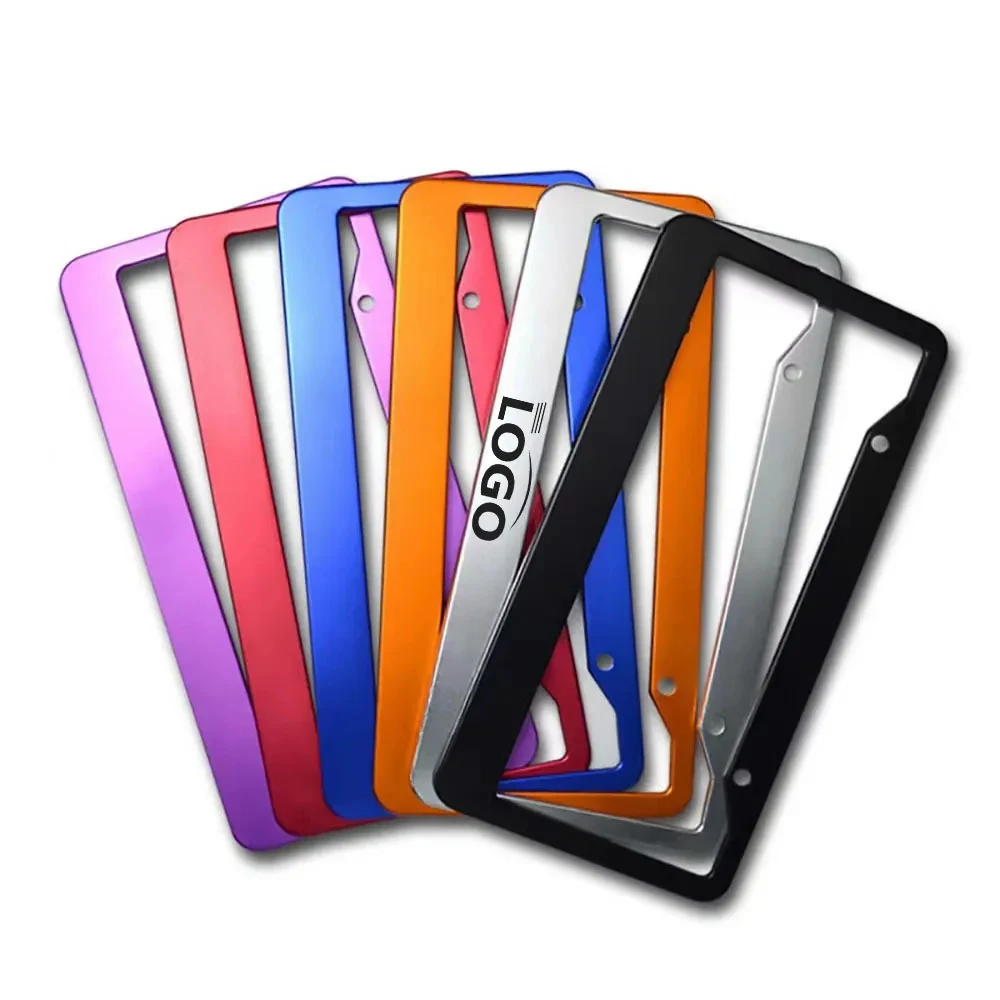 Custom Colorful License Frame 1