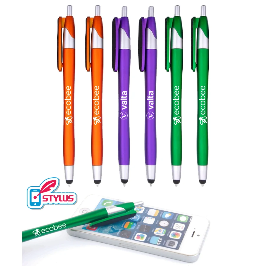 Metallic Colored "Elegant" Stylus Clicker Pen 1