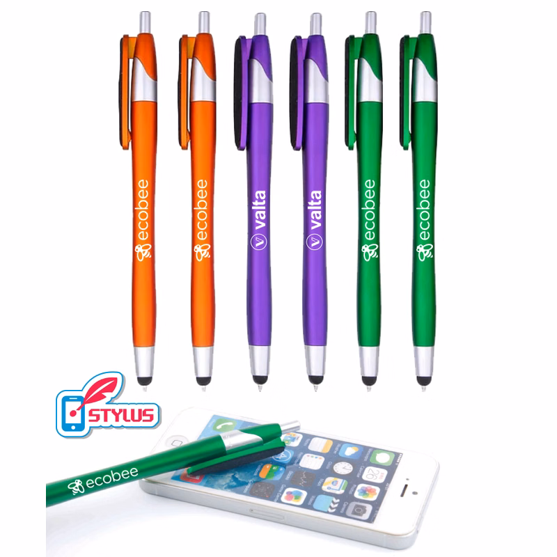 Metallic Colored "Elegant" Stylus Clicker Pen
