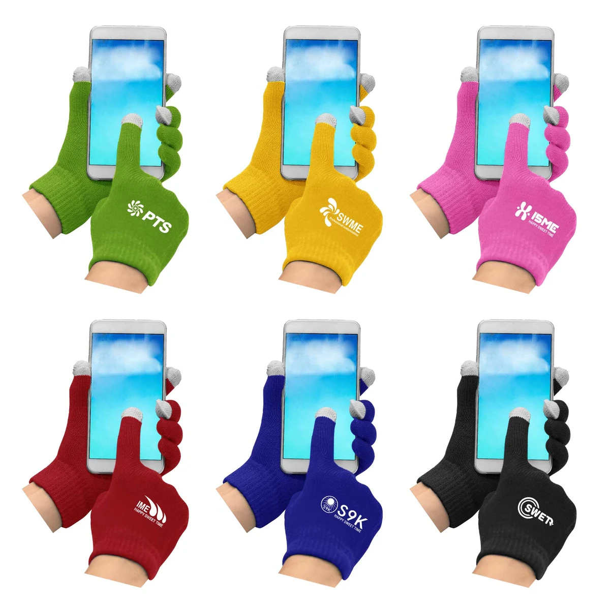Touch Screen Knit Gloves 1